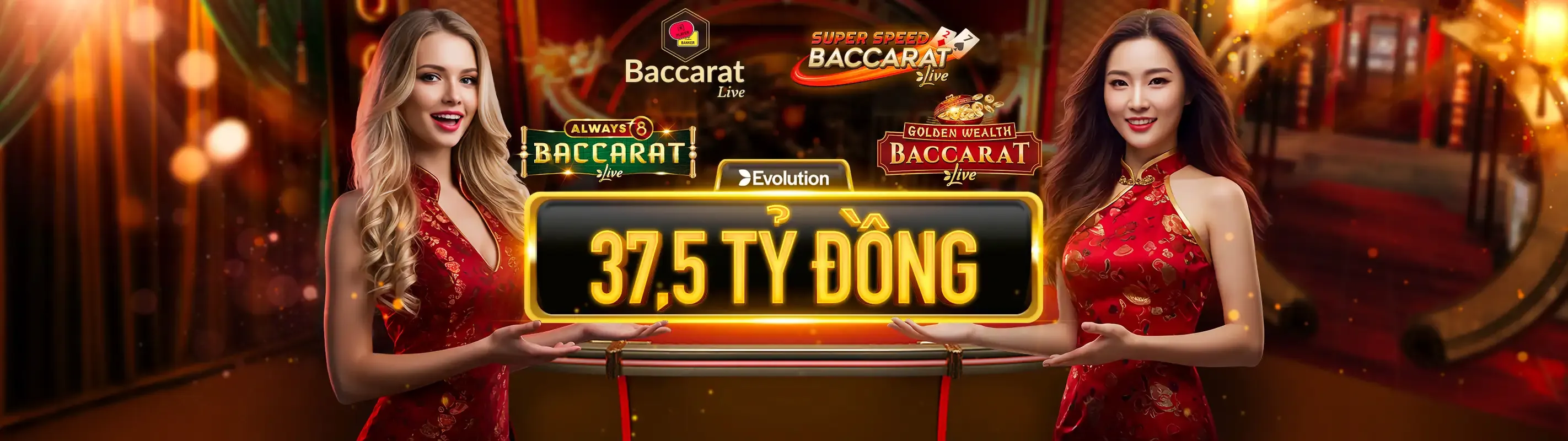 Bàn Baccarat trực tuyến sang trọng tại nani88